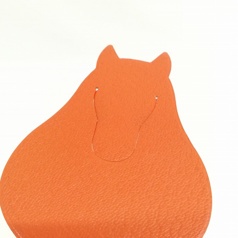 エルメス HERMES PIKABOOK ピカブック しおり ホース 馬 オレンジ系  