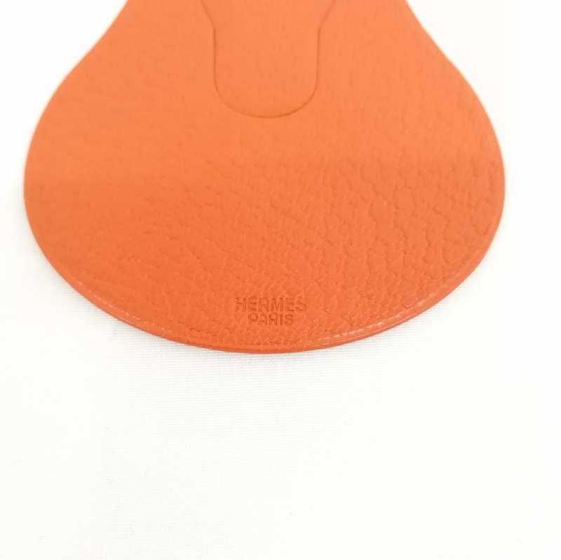 エルメス HERMES PIKABOOK ピカブック しおり ホース 馬 オレンジ系  