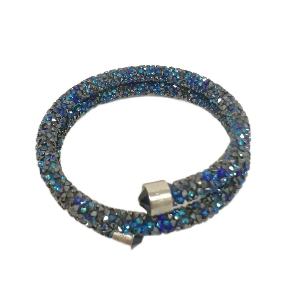 スワロフスキー SWAROVSKI クリスタルダスト 2連 ブレスレット スワロフスキー SWAROVSKI クリスタルダスト 2連 ブレスレット