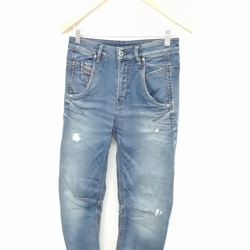 DIESEL（ディーゼル）FAYZA-NE スウェット デニム 23 ダメージ ディーゼル DIESEL Fayza DENIM＋SWEAT スウェット デニム