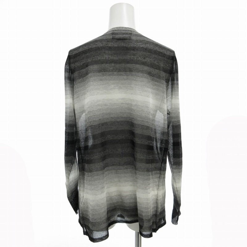 K-MATTY Zip-up cardigan with contrast panels｜グレー｜メンズ