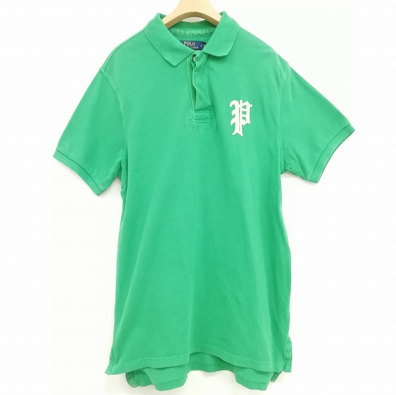 ポロ ラルフローレン POLO RALPH LAUREN ポロシャツ 刺繍 グリーン