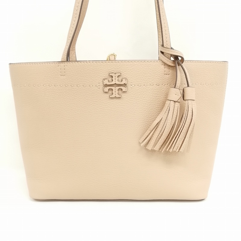 Tory Burch ベージュ トートバッグ フリンジ付き Tory Burch ベージュ トートバッグ フリンジ付き TORY BURCH