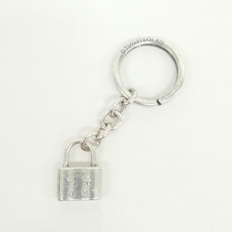 ティファニー TIFFANY & CO. 1837 カデナ 南京錠 キーリング