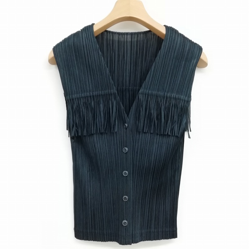 プリーツプリーズ PLEATS PLEASE イッセイミヤケ フリンジ プリーツ 