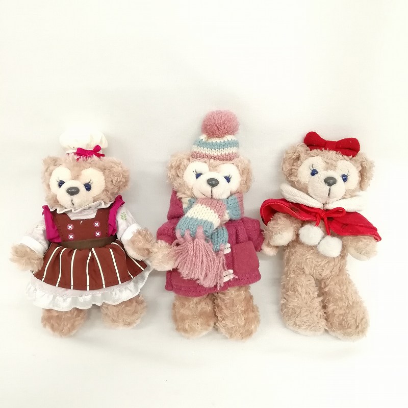 Disney - ぬいぐるみ バッジ ダッフィー シェリーメイ ストラップ 高さ13㎝ Disney - ぬいぐるみ バッジ ダッフィー シェリーメイ