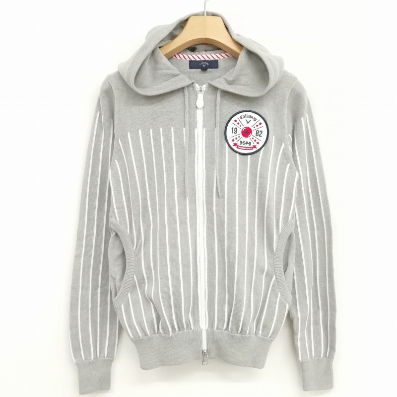 Callaway キャロウェイ ジップアップジャケット グレー ニット