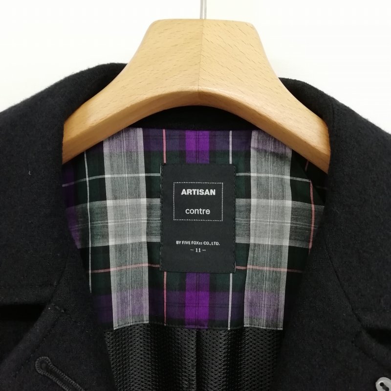アルチザン ARTISAN contre ウール ロング ジャケット コート 11