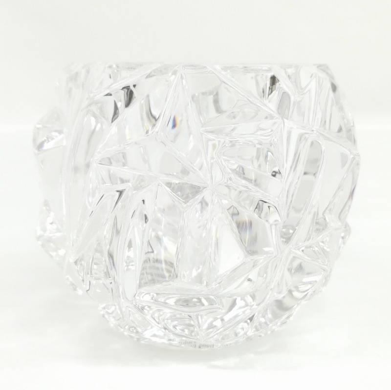 ティファニー TIFFANY クリスタル キャンドルホルダー 新品 花器