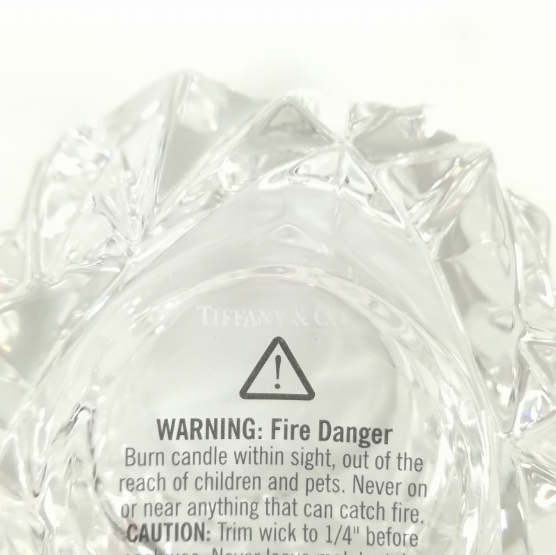 ティファニー TIFFANY & CO. クリスタル キャンドル ホルダー その他