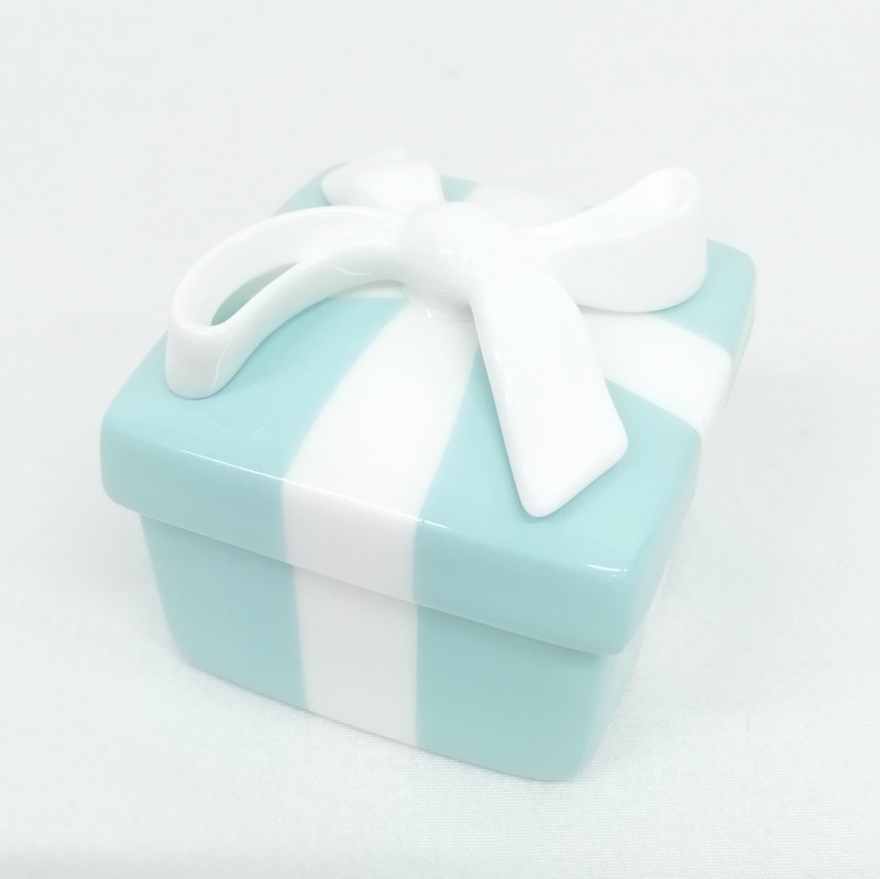 ティファニー TIFFANY & CO. ミニブルーボウ ボックス 小物入れ