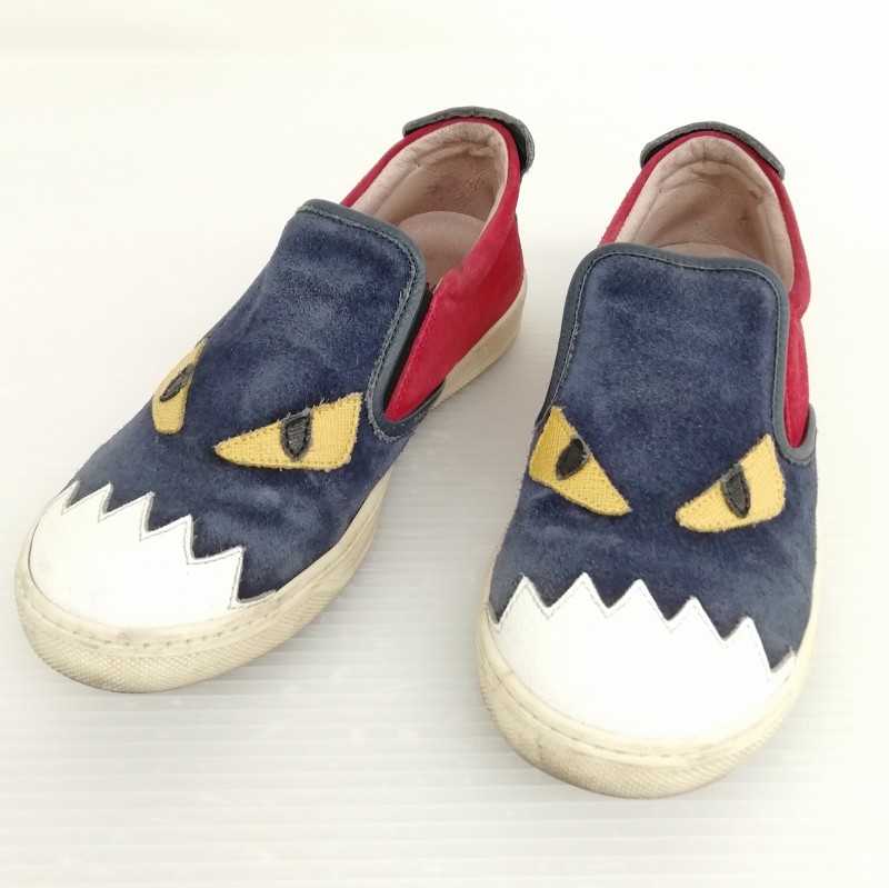 FENDI モンスター スリッポン 中古・古着通販】FENDI (フェンディ