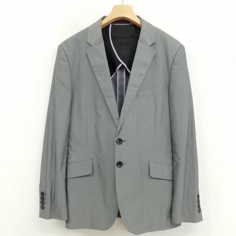 Paul Smith Collection グレー ストライプ ジャケット ポールスミス】グレーストライプジャケット Paul Smith(ポールスミス