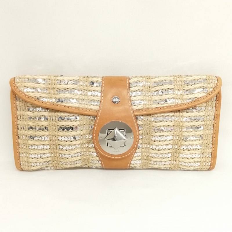 ケイトスペード KATE SPADE スパンコール バスケット クラッチ