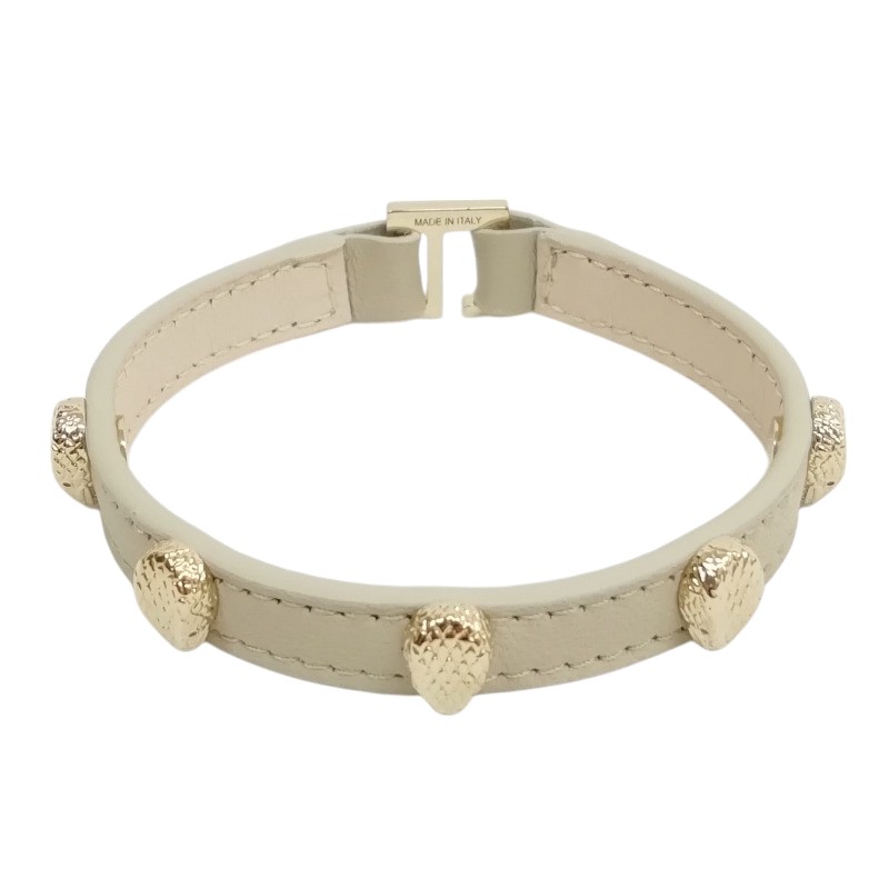 ブルガリ セルペンティフォーエバーレザーブレスレット ライト