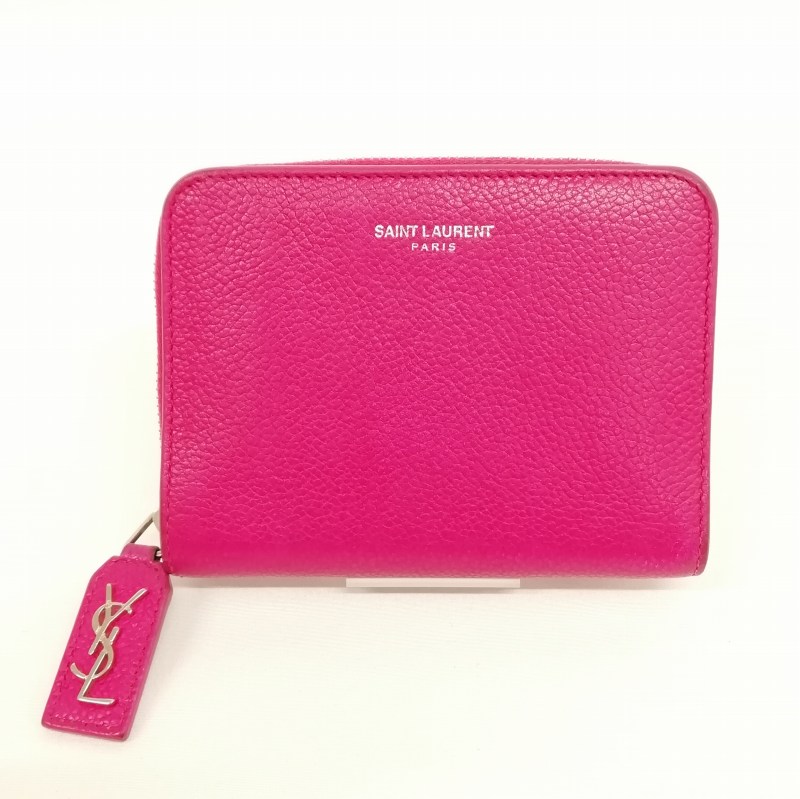 【YSL】イヴサンローラン 長財布 カサンドラマトラッセ ピンクベージュ サンローラン SAINT LAURENT 財布 （ピンク） -waja bazar