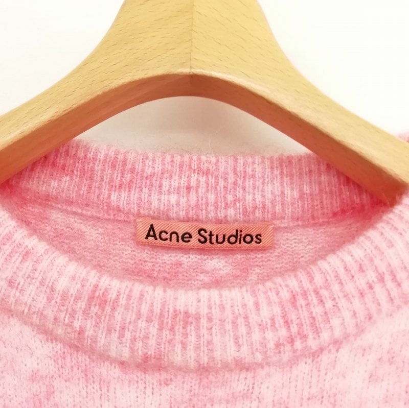 極美品✨ Acne Studios アクネストゥディオズ　モヘアニット ピンク アクネ ストゥディオズ Acne Studios 21AW FN-WN-KNIT000289 モヘア混