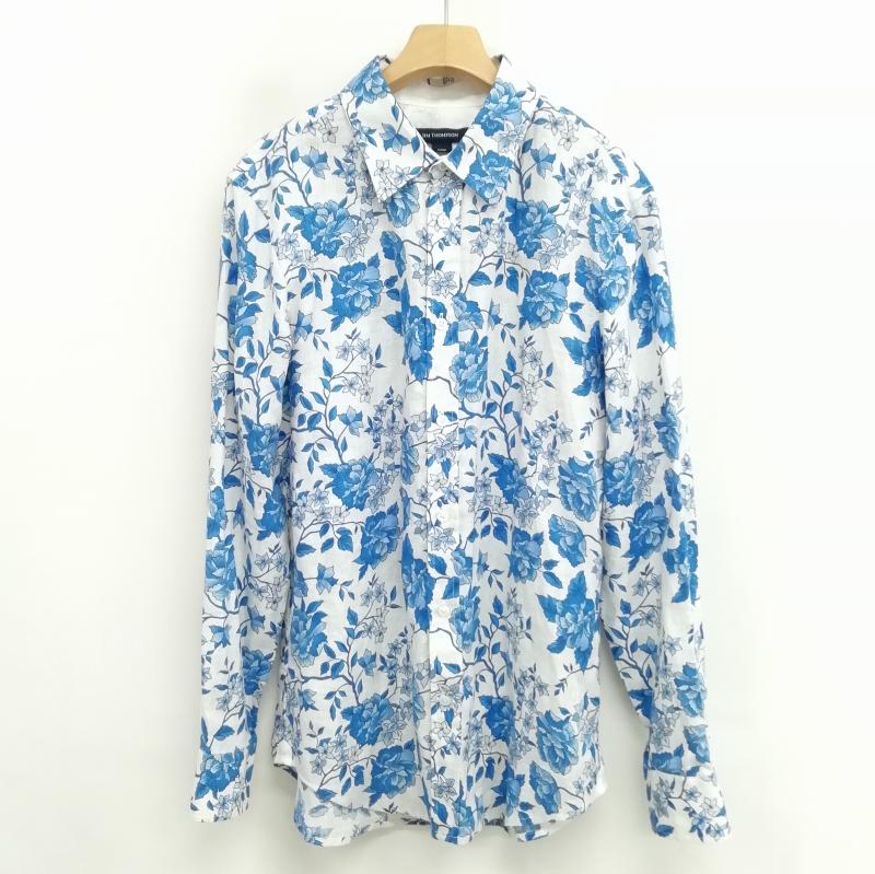 ジムトンプソン JIM THOMPSON リネン シャツ フラワー 花柄 美品 長袖 