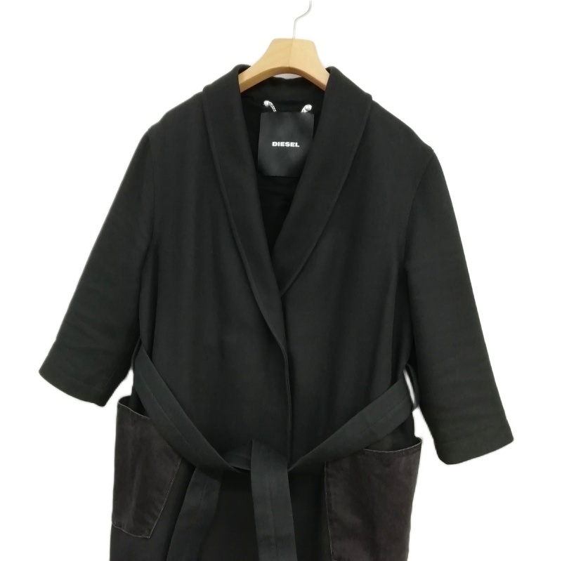 ディーゼル DIESEL ショールカラー ロング ジャケット コート デニム