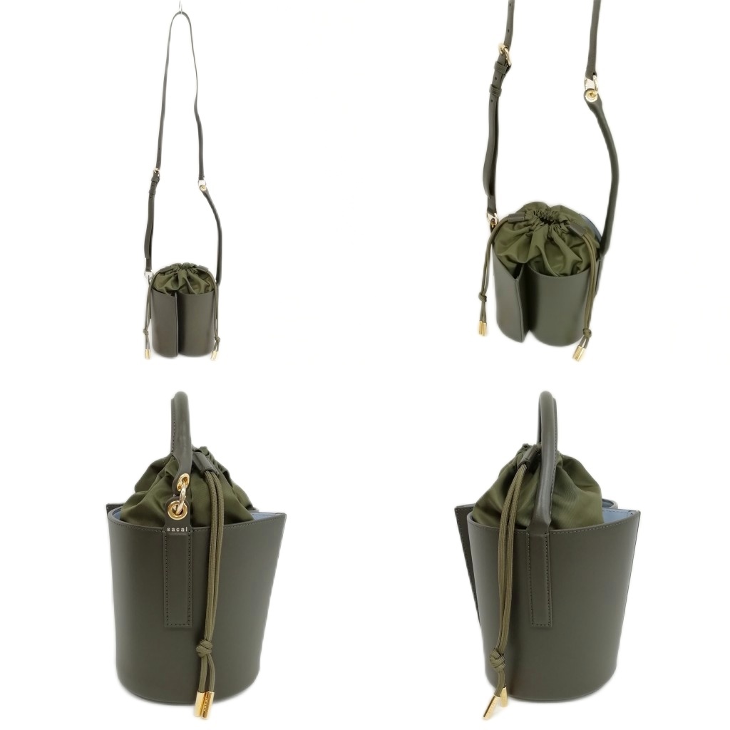 サカイ sacai S096-02 s Leather Basket 2way レザー バスケット 