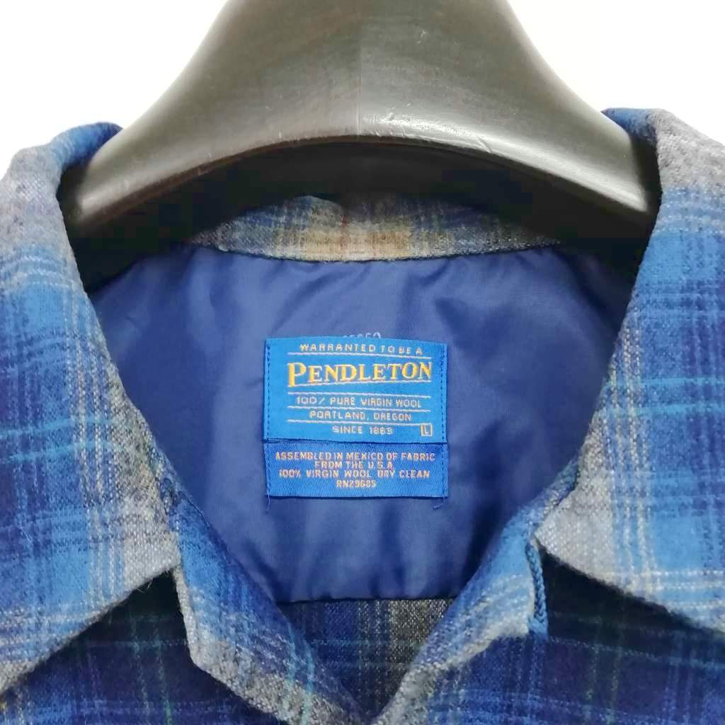 ペンドルトン PENDLETON 90s ウール オンブレチェック ボードシャツ