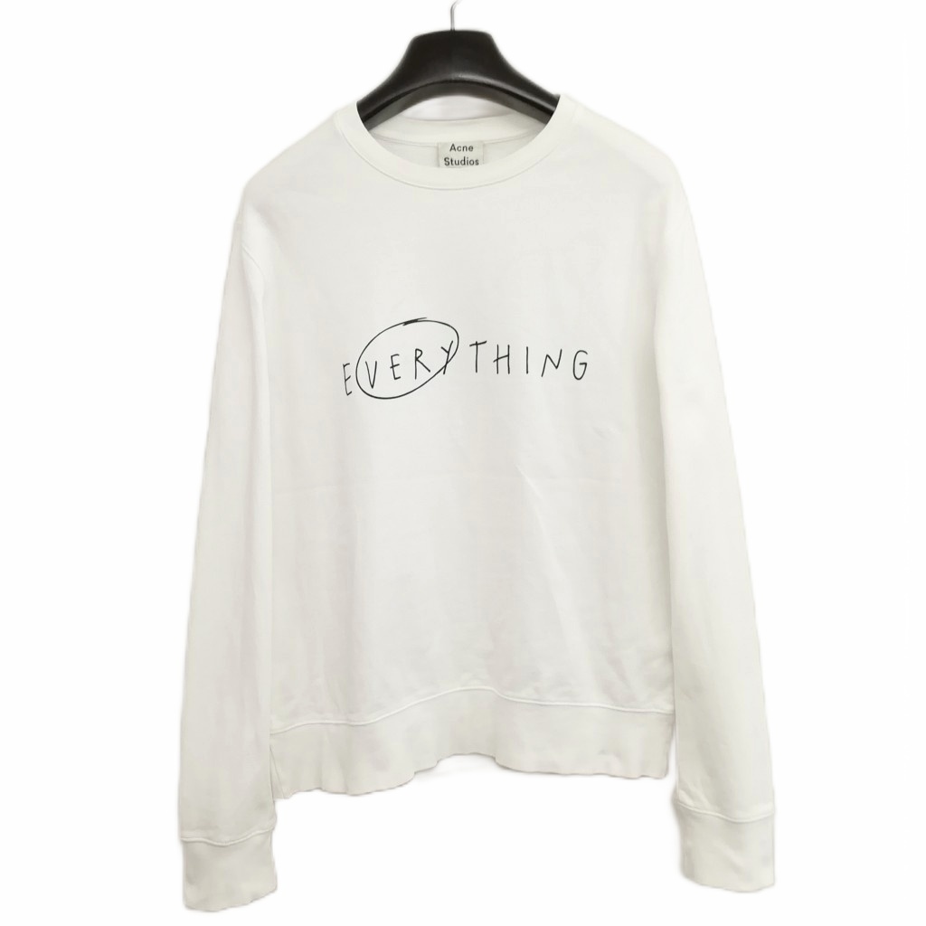 定価3.9万】Acne Studios スウェット トレーナー 白 ホワイト XL相当 