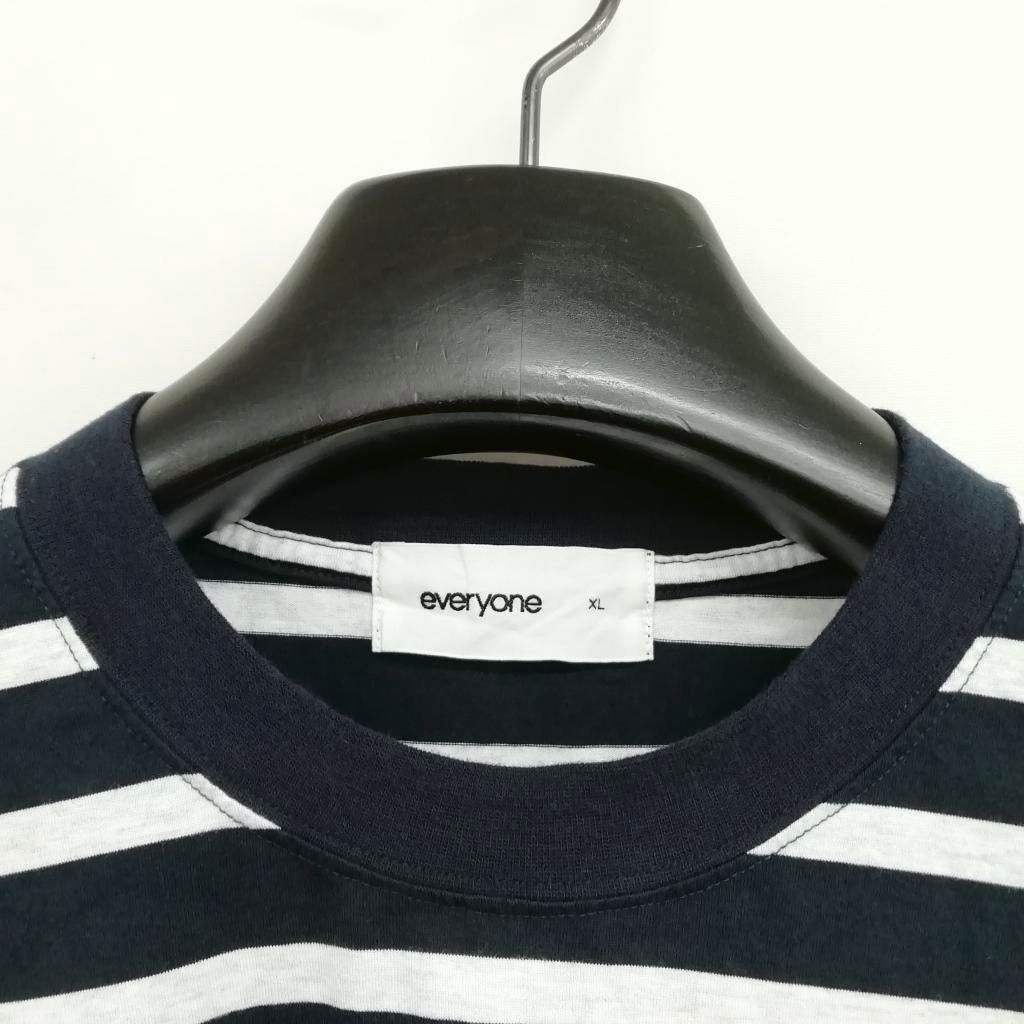 everyone エブリワン EV25-CS34 25SS ボーダー ポケット Tシャツ everyone エブリワン EV25-CS34 25SS ボーダー ポケット Tシャツ