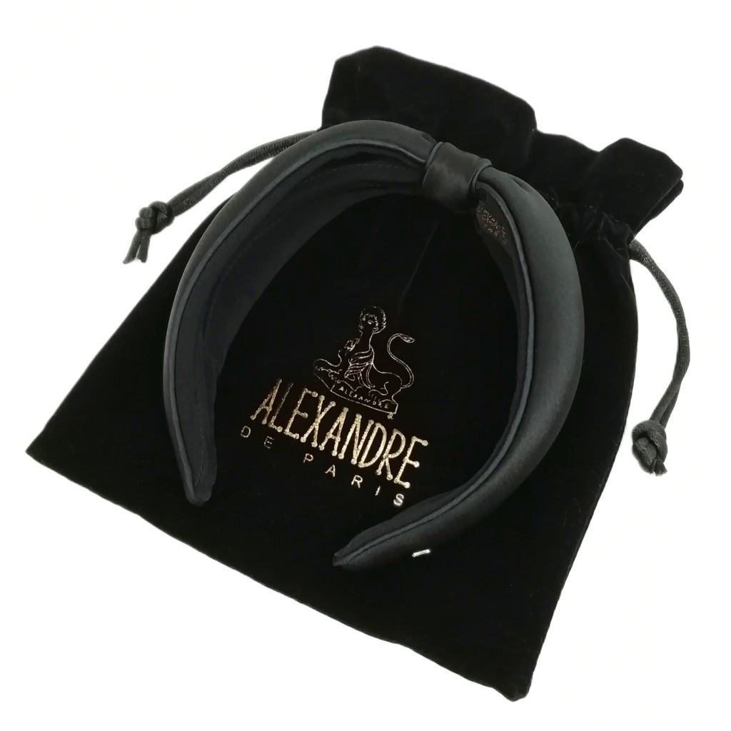 アレクサンドルドゥパリ リボンカチューシャ サテンリボン