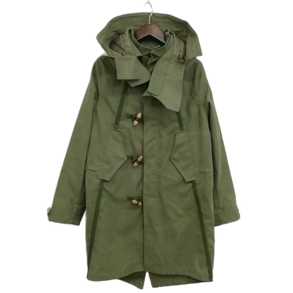 デンハム DENHAM RE-CUT PARKA ミリタリー モッズ コート XS オリーブ