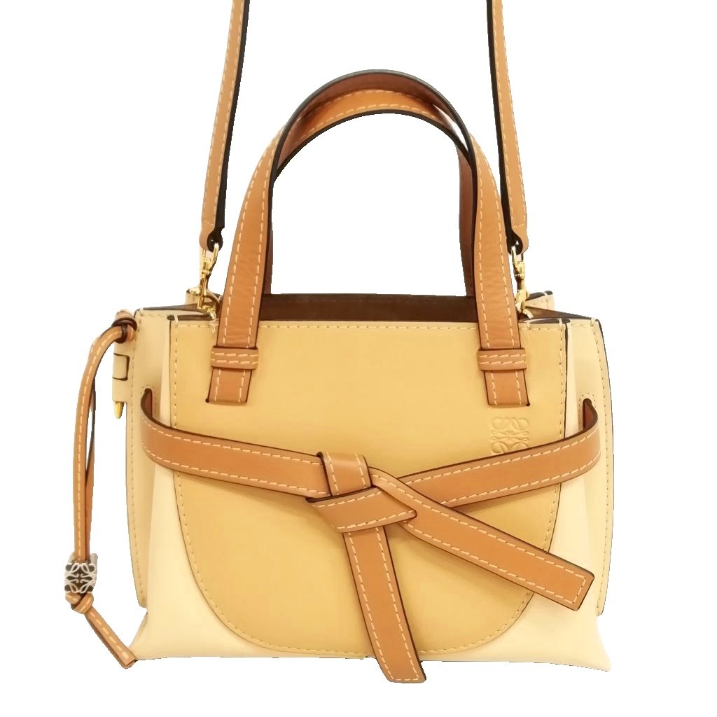 ロエベ LOEWE ゲート トップハンドル ミニ 2way ハンドバッグ 
