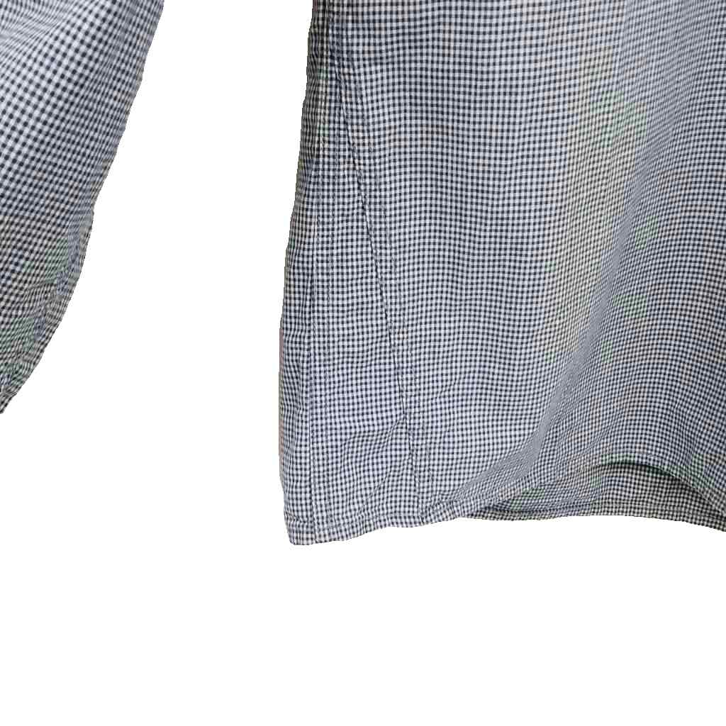 マーガレットハウエル MHL. 596-1150506 TINY GINGHAM COTTON SHIRT 