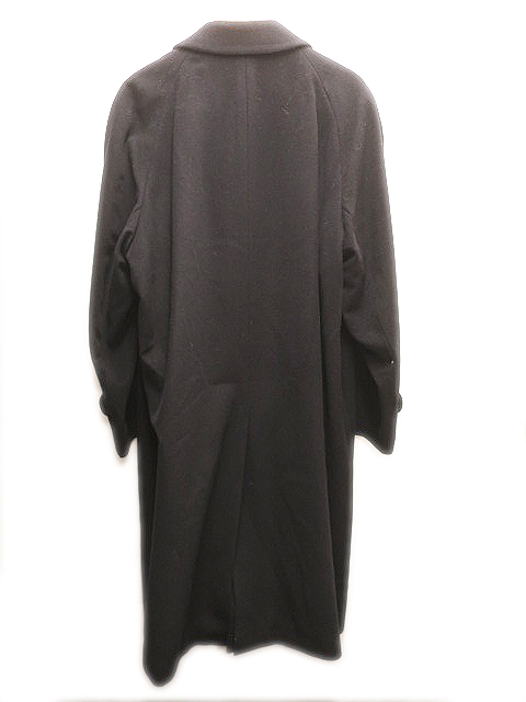 NEW YORKER カシミヤ入りステンカラーロングコート ウール 比翼 マキシ NEW YORKER カシミヤ入りステンカラーロングコート ウール 比翼