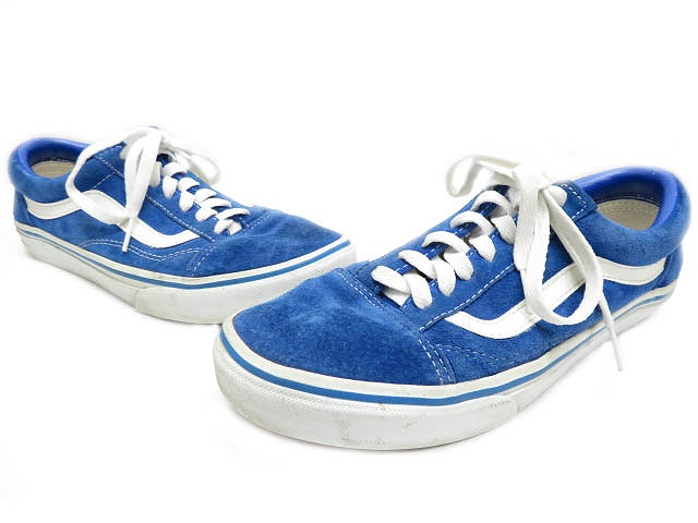 バンズ Vans Vans Old Skool オールドスクール オール スエード スニーカー V36cl Wvr 26 青 ブルー ブランド古着ベクトル 中古 0815 0025 メンズ 055 ベクトルパーク