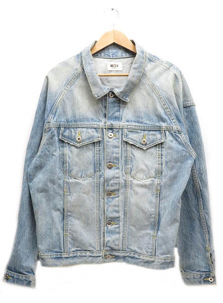 ミントクルー Mintcrew Washed Denim Jacket ウォッシュド デニム ジャケット 青 インディゴ ブルー ブランド古着ベクトル 中古 0925 0070 メンズ 055 ベクトルパーク