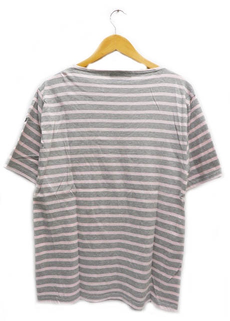 セントジェームス Saint James ボーダー バスクシャツ Tシャツ 半袖 40 ピンク ブランド古着ベクトル 中古 1105 0010 メンズ 055 ベクトルパーク