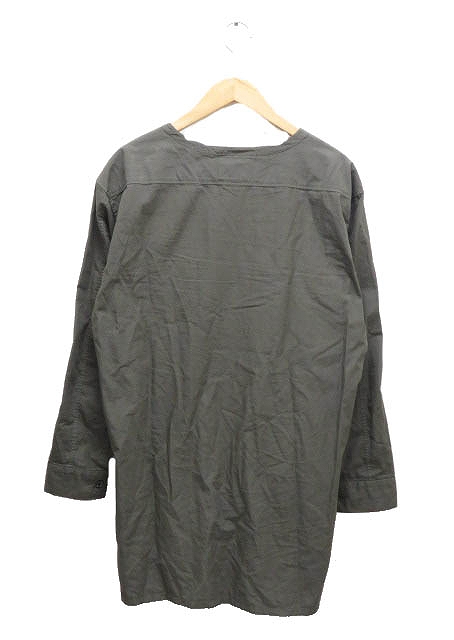 ウィザード Wizzard Crew Neck Long Shirt クルーネック ロング シャツ 長袖 1 緑 オリーブ ブランド古着ベクトル 中古 1130 0015 メンズ 055 ベクトルパーク