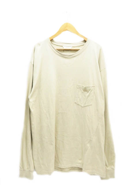 アンユーズド Unused Long Sleeve Pocket T Shirt ポケット ロング Tシャツ Us1256 長袖 3 ベージュ系 ブランド古着ベクトル 中古 1128 0030 メンズ 055 ベクトルパーク