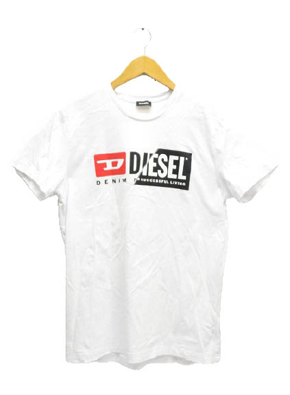 ディーゼル Diesel T Diego Cuty プリント クルーネック Tシャツ 半袖 Xl 白 ホワイト ブランド古着ベクトル 中古 0015 メンズ 055 ベクトルパーク