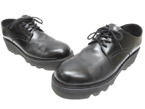 ラッドミュージシャン Lad Musician Round Toe Shoes ラウンド トゥ シューズ スニーカー ローファー 2215 910 42 黒 ブラック ブランド古着ベクトル 中古 0140 メンズ 055 ベクトルパーク