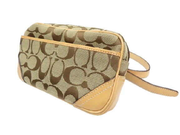 コーチ Coach シグネチャー ウエストポーチ ボディバッグ バッグ ベージュ ブランド古着ベクトル 中古 2108 0025 レディース 055 ベクトルパーク
