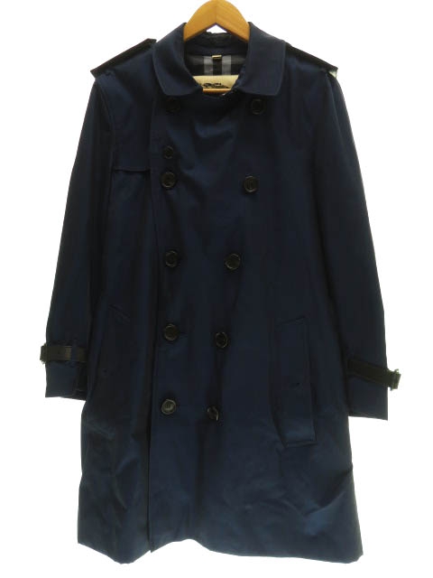 バーバリー ロンドン Burberry London トレンチコート イングランド製 48 ネイビー 紺 ブランド古着ベクトル 中古 02 メンズ 055 ベクトルパーク