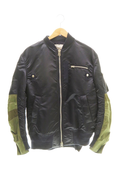 サカイ Sacai 21ss Nylon Twill Ma 1 Blouson ナイロン ブルゾン 袖切替 21 m 1 紺 ネイビー カーキ ブランド古着ベクトル 中古 0700 メンズ 055 ベクトルパーク サカイ Sacai 21ss Nylon Twill Ma 1 Blouson ナイロン ブルゾン 袖切替 21 m 1 紺 ネイビー カーキ ブランド古着ベクトル 中古 0700 メンズ 055 ベクトルパーク