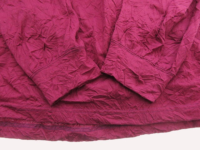 ネーム Name 18ss ワッシャー加工 ロングスリーブ ポケット Tシャツ 長袖 Nmcu 18ss 005 2 ワインレッド ブランド古着ベクトル 中古 2107 0010 メンズ 055 ベクトルパーク