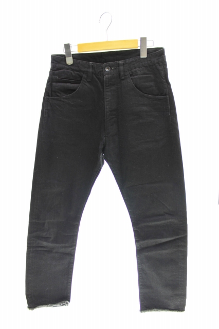 ブフト Bukht Basic Slim Jean Cut Off Denim カットオフ ベーシック スリム デニム パンツ B M 黒 ブラック ブランド古着ベクトル 中古 0015 メンズ 055 ベクトルパーク