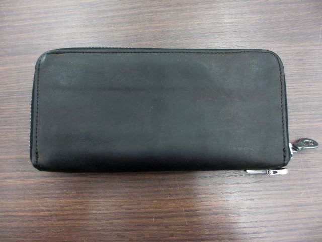 BACKLASH/バックラッシュ】ラウンドジップ長財布/レザーウォレット  