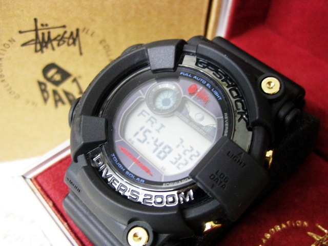 ジーショック G-SHOCK BAPE エイプ STUSSY ステューシー フロッグマン  