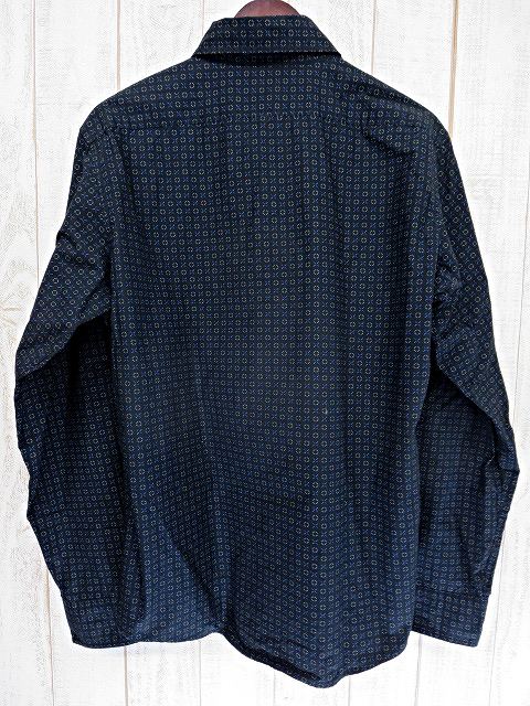 クロフォフロ krofofro 総柄 長袖 シャツ カットソー 黒