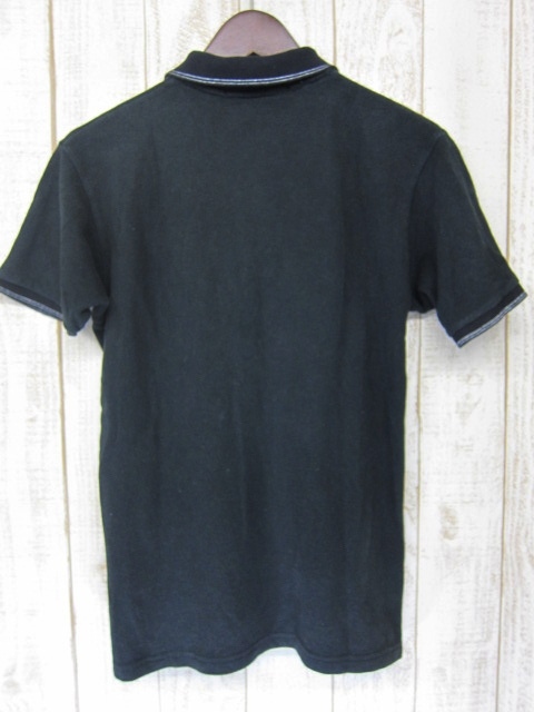 フレッドペリー FRED PERRY 半袖 ポロシャツ 38 黒 ブラック 鹿の子 