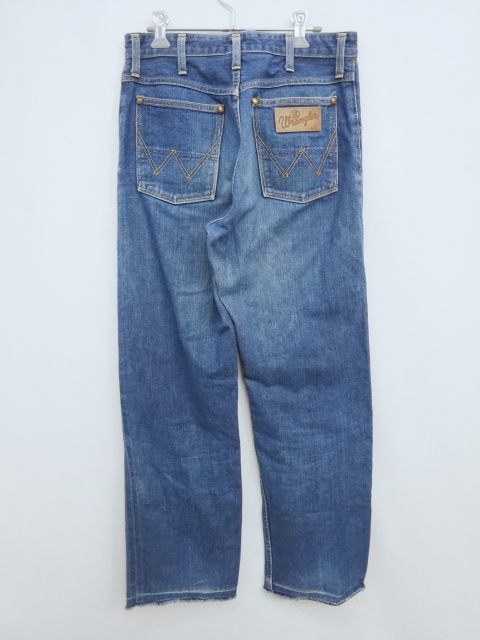 ラングラー Wrangler M1112 ボタンフライ デニムパンツ ジーンズ ジーパン ボトムス 30インチ W76 H93 ノンストレッチ 切りっぱなし 日本製 メンズ 057 ベクトルパーク