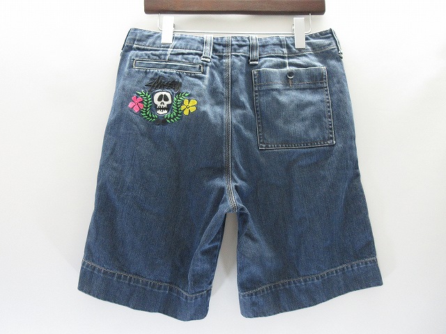 ステューシーハーフパンツ ステューシー デニムショーツ STUSSY